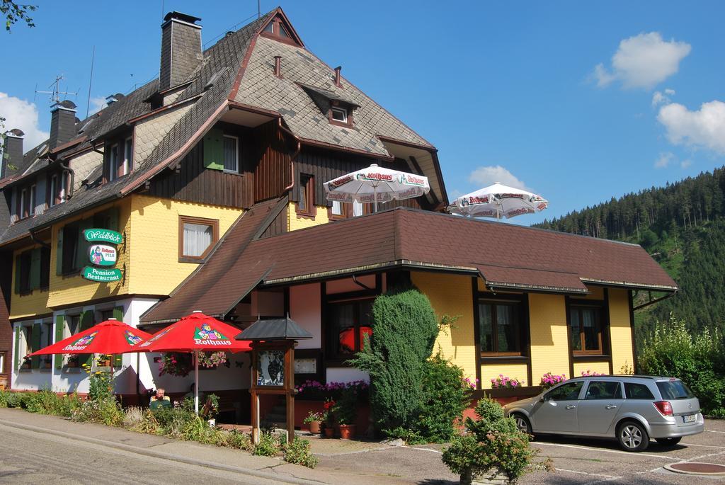 פלדברג Pension Restaurant Waldblick מראה חיצוני תמונה